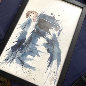 Cookie Monster Print 11x17 (12x18 framed)
